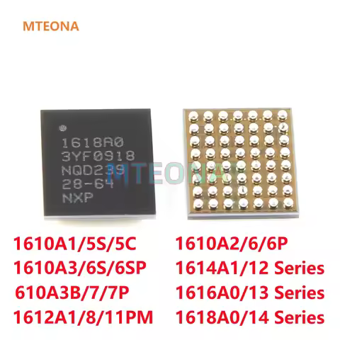 5Pcs 1610A1 1610A2 1610A3 610A3B 1612A1 1614A1 1616A0 1618A0 U2 Tristar USB lC For iphone 6S XR X XS