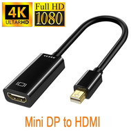 ZPOSTUN สาย Mini DP to HDMI ,รองรับ 2K 4K 1080P Gold Plated Mini DisplayPort ( Thunderbolt TM Port Compatible) Mini DP to HDMI HDTV Male to Female Adapter