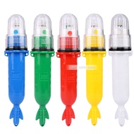 Marine Waterproof Torpedo Blinker Fishing Light Floating Signal Light LED Net Beacon Flashing Lamp