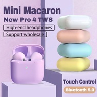 Pro4 Wireless Mini Bluetooth Earbuds Waterproof Sports Music Headset For Huawei OPPO Xiaomi Macaron