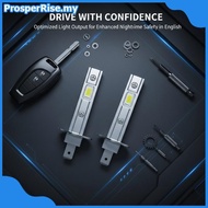 [prosperrise] Car LED Headlights H1 6000K Mini Direct Insertion Headlight Bulb Canbus Mini Auto Supe