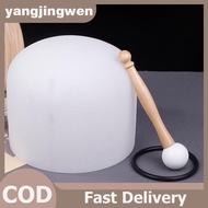 YANGWEN Crystal Quartz Singing Bowl 8 Inch 432Hz Yoga Meditation Sound Bowls Tibetan Crystal Bowl So