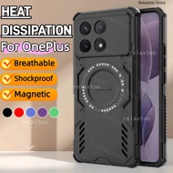 OnePlus13 5G Casing For 1+ OnePlus 13 1+13 R T 13R 13T Oneplus13T Oneplus13R 5G Metal Magnetic Wirel