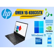 HP LAPTOP OMEN 16-K0035TX/ INTEL Ci7 12TH/ 16GB RAM/ 1TB PCIe M.2 SATA SSD/ 6GB NVIDIA RTX3060/ STUDENT/ WORK LAPTOP