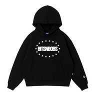 Bitsnbobs Hoodie Boxy Axton Black 330Gsm