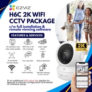EZVIZ H6C Pro 2K 1 TO 5 CAM Pan Tilt Smart Color Night Vision Auto Smart Tracking WiFi Camera