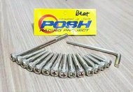 baut blok mesin BEAT SCOOPY baut cvt blok mesin BEAT/SCOOPY full set