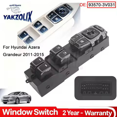 93570-3V031 935703V031 For Hyundai Azera Grandeur 2011- 2015 Electric Power Master Window Switch Gla