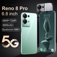 ​New Smartphone Reno 8 Pro 6.8 Inch 5G Mobile Android Phone