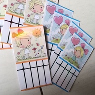 Cute hologram Abacus Card for deceased learning BlondeGirl
