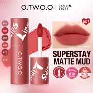 O.TWO.O Velvet Matte Liptint Lip & Cheek Mud Dual-use Lip Clay High Pigmented Long Lasting Not Dry C