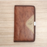 IMPORTED NOTE BOOK AGENDA WITH THICK BROWN LEATHER COVER