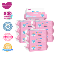 AIBEIGANG Baby Wipes 800 pcs Wet Wipes Baby Diaper Wipes Unscented Hypoallergenic Wipes for Newborn 