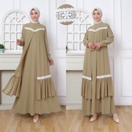 COD Gamis 2022 Terbaru Modern Alfiza Dress / Gamis Lebaran Terbaru 2022 / Gamis Lebaran 2022 Wanita 