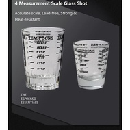 Shot Glass Measuring Cup Espresso Ounce Cup Coffee Milk Cocktail Glass With Scale Measurement 30ml 4