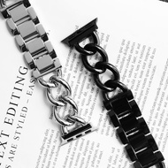 【PICONO】Apple Watch-不鏽鋼鍊帶錶帶/五色