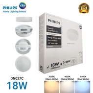 Lampu Led Plafon Philips Downlight DN027C OB Bulat 18w 18 watt Timbul