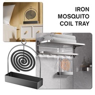 Iron Art Incense Coil Stand – Portable & Heat Proof | Hanging & Standing 2 In 1 | Rust A2v4