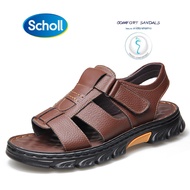 Scholl Mens sports sandals Plus size：EU36-EU46 รองเท้าสกอลล์-ไบโอ เลสเตอร์ Lester รองเท้ารัดส้นผู้ชาย รองเท้าสุขภาพ Black รองรับอุ้งเท้า สำหรับภาวะเท้าแบน