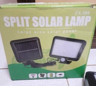 LED 太陽能燈，56 顆 LED，5米線長，200W，1200鋰電池，人體感應開燈