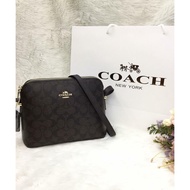 Coach Authentic quality Leather Korean fashion sling bags for women on ladies bag