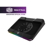 Cooler Master Notepal X150 Spectrum Notebook Cooler, 160mm Fan, USD 3.0, Multicolor Accent Lighting,