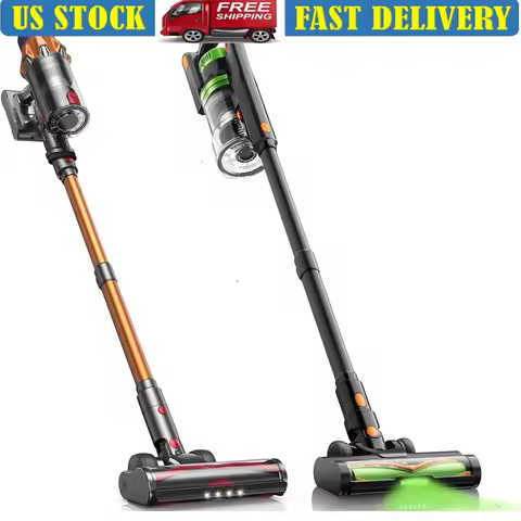 Cordless Vacuum Cleaner Bundle X11 X7A Stick Design Foam Filter Crevice Tool Dusting Brush Charging 