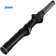 SAMO Golf Swing Training Grip, Right-Handed Left-Handed Golf Club Grip,  Universal Black Golf Grip W