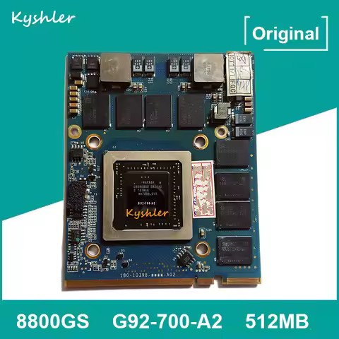 Original For Apple iMac 24 Inch Early 2008 A1225 3.06 GHz 8800MGS 8800M GS GDDR3 512MB G92-700-A2 Gr