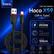 PD15W USB to Type-C Hoco X59 fast charging cable for 15 and above/Android supports 1M long data tran