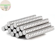 Strongaroetrtr 50Pcs 4x2mm Round Shape  Neodymium Super Strong Magnetic Magnet SG