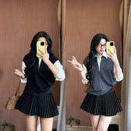 Doria Aosomi2733_P6k12 stretch umi long-sleeved shirt