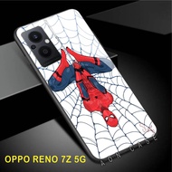 OPPO RENO 7 Z - SoftCase Glass Kaca - [ A24 ] - Pelindung Handphone Hp OPPO RENO 7 Z - Casing Hp OPP