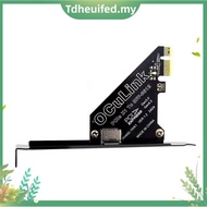 PCIe 4.0 X1 to Oculink SFF8611/8612 Expansion Card to SFF-8639 U.2 SSD for External Graphics Card fo