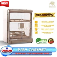 Orocan Splendido Dish Cabinet 18 Dish Slot Dining Plates & Utensils Organizer Lagayan Ng Plato