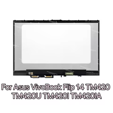 14.0 LCD for For Asus VivoBook Flip 14 TM420 TM420U TM420I TM420IA Touch Digitizer LCD Display Scree