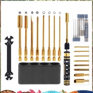 9 in 1 RC Tool Kit, RC Car Tool Kit RC Hex Driver Screwdriver Set for RC Car Hobby Tools