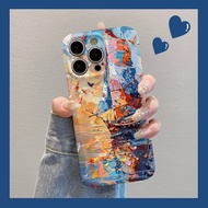 Creative Art Oil Painting Sailing Samsung Phone Case Suitable for S23 ULTRA S24ULTRA S22 S21 ULTRA A