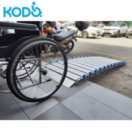 KODO 2 ft to 7 ft Ramp Rollable Aluminum Wheelchair Ramps Portable Wheelchair Ramp. Tanjakan Kerusi 