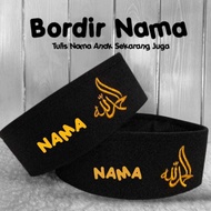 NAME embroidered logo skull cap / Alhamdulillah embroidered skull cap / embroidered logo cap / embro