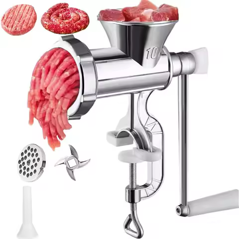 Manual Meat Grinder Electric Meat Grinder Food Grinder Bone Meat Grinder Mesh Sausage Nozzle For Mea