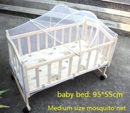 Baby Crib Netting Mosquito Net For Mesh Crib For Outdoor Bed Kids Baby Sleeping Portable Folding