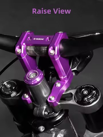 NICECNC For 2024 Surron Light Bee X S L1E Electric Dirt Bike Front Handlebar Bar Riser Mount Bracket