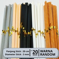 LaBonteParis (Isi 20 Stick) Fiber Stick Refill Reed Diffuser Aromatherapy Stik Reed Diffuser Aromaterapi Diffuser Stick Reed Diffuser Stick