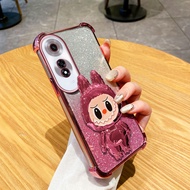 YBD Labubu Phone Case for OPPO A60 A3X A17 A17K A78 A1 Pro Reno 8T A79 A58 A38 A18 A98 F23 Stand Up 