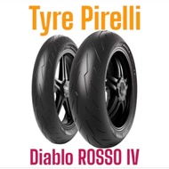 TYRE TAYAR PIRELLI DIABLO ROSSO 4 ROSSO IV 120/70-17 160/60-17 180/55-17 190/55-17 200/55-17 READY S