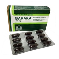 Kapsul Baraka Habbatus Sauda 100%Original (24Capsule×1Box)