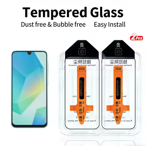 2pcs Tempered Glass for Samsung Galaxy F17 F16 F56 M56 M16 A52 A52S 5G Screen Protector One-Touch In