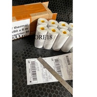 - 10 ROLL Thermal Sticker Paper Label/ 80mm x 6m - 80 mm x 6 m CONTENTS 10 ROLLS