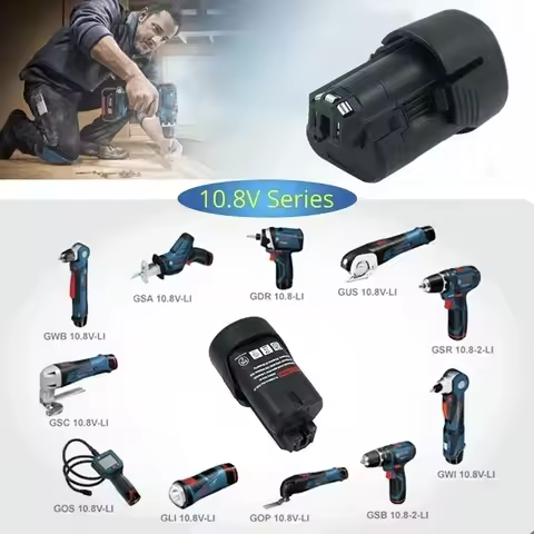 10.8V 12v Li-ion BAT411 Rechargeable Battery lpega BOSCH BAT412A BAT413A D-70745GOP 2607336013 26073